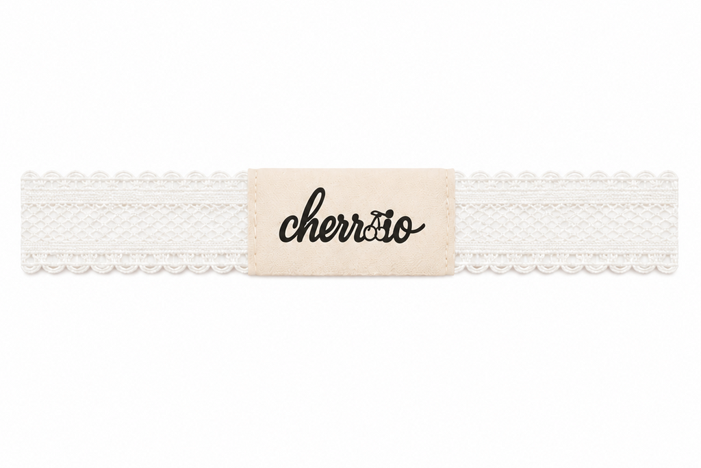 Cherrio Headband - White