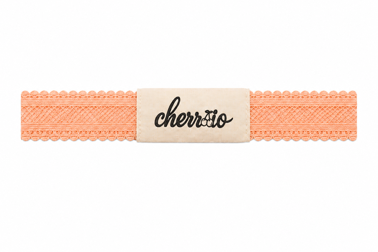 Cherrio Headband - Peach